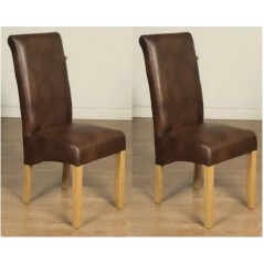 AM Sophie Oak Chair Tan KD